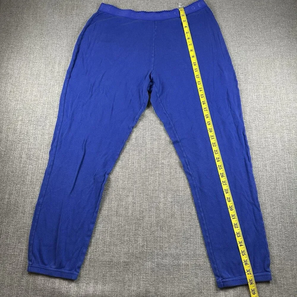 Savage X Fenty Cotton Jersey Sleep Pants Lounge Bottoms - Royal Blue